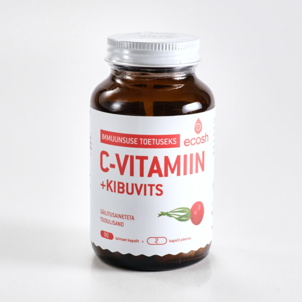 C vitamiin + kibuvits 90 tk Ecosh Life